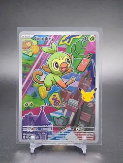 Grookey Pokemon First Partner Illustration Series 2 052 Promo 30th Anniversary - Image 1