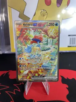 Keldeo ex 167/086 SV: White Flare Special Illustration Rare Holo ENG 210 HP - Image 1