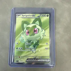 Sprigatito EX 251/217 Ascended Heroes Illustration Rare Pokemon TCG NM - Image 1