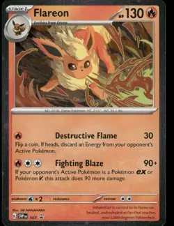 Flareon (Cosmos Holo) 167 Holo Promo Scarlet & Violet Promo Pokemon Near Mint - Image 1