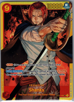 Shanks - OP01-120 SEC - One Piece Card Game - NM - Image 1