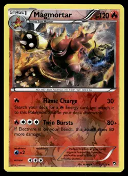 Magmortar Reverse Holo 11/111 XY - Furious Fists Pokemon - Image 1