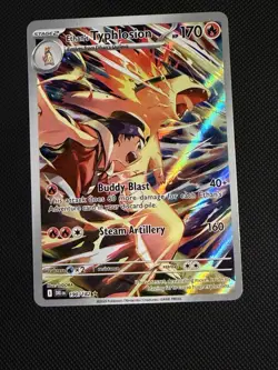 Pokemon Ethan's Typhlosion 190/182 Destined Rivals Hyper Rare Holo Full Art - Image 1