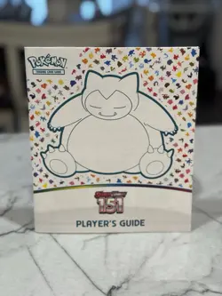 SCARLET & VIOLET 151 Players Guide - SNORLAX Cover ETB Booklet - Pokemon TCG - Image 1