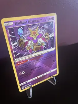 Radiant Alakazam 🔥 Silver Tempest 59/195 🔥 Pokemon TCG 🔥 NM Holo Rare - Image 2
