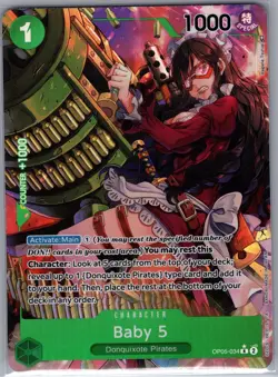 Baby 5 OP05-034 R Alt Alternate Art - One Piece Card Game - NM - Image 1