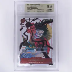 One Piece Monkey D. Luffy ST01-012 SR 3rd Anniversary Winner Prize BGS 9.5 - Image 1