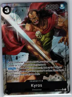 Kyros OP04-082 R Alt Alternate Art - One Piece Card Game - NM - Image 1