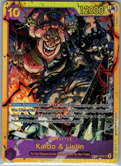 Kaido & Linlin OP08-119 SEC - One Piece Card Game - NM - Image 1