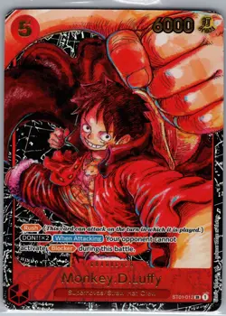 Monkey D Luffy ST01-012 SR Alternate Art - Oda Art - One Piece Card Game - NM - Image 1