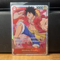 2022 One Piece Romance Dawn Monkey.D.Luffy Super Rare #OP01-024 - Image 1