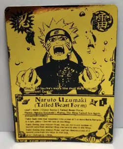 Carte naruto ccg Collectible Card Game 155 Limited Gold Hot Stamp Edition Foil - Image 1