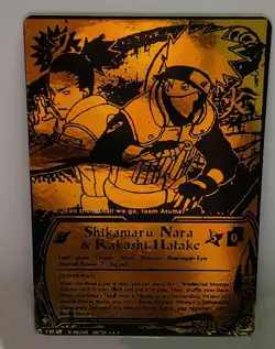 Carte naruto ccg Collectible Card Game 148 Limited Gold Hot Stamp Edition Foil - Image 1