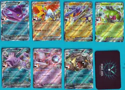 Destined Rivals EX Play Stamp prize series 8 full set of DRI EX Cards All 7 - Image 1