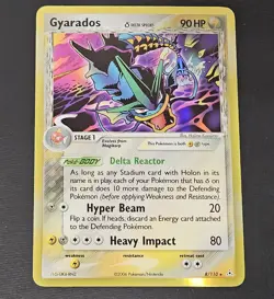 Gyarados 8/110 EX Holon Phantoms 2006 Reverse Holo Pokemon Card LP - Image 1