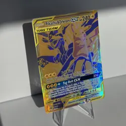 MINT Pokemon TCG Black Star Promo Pikachu Zekrom Tag Team Gold GX SM248 Card - Image 3