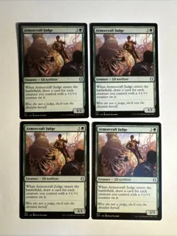4x Mtg Jumpstart Armorcraft Judge NM/M Magic The Gathering - Image 1