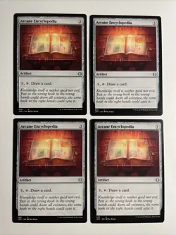 4x Mtg Jumpstart Arcane Encyclopedia NM/M Magic The Gathering - Image 1