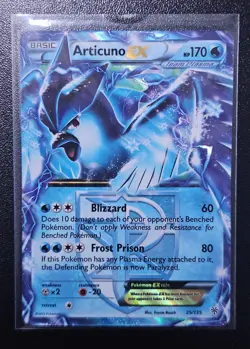 Articuno EX 25/135 Plasma Storm Team Plasma Pokemon Holo Ultra Rare NM/M - Image 2