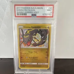 The Pokemon Company Shining Rayquaza 56/73 Shining Legends Holo PSA 9 2017 EN - Image 1