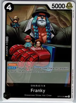 Franky OP10-090 R - Foil - Royal Blood - One Piece Card Game - NM - Image 1