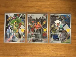 Pokemon Series 2 First Partner Illustration Collection Gen 5 Unova FULL SET - Image 1