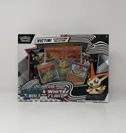 Pokemon TCG Black Bolt & White Flare Victini Illustration Collection Box - Image 1