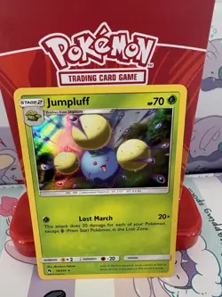 Pokemon Jumpluff 14/214 Lost Thunder Reverse Holo LP - Image 1
