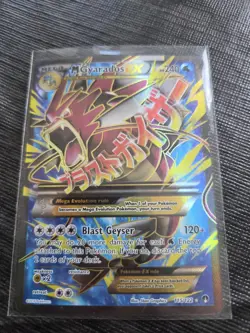 Pokemon M Gyarados EX 115/122 Breakpoint Ultra Rare Full Art Holo | Lp-Mp - Image 1