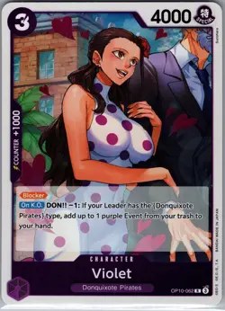 Violet OP10-062 - Foil - Royal Blood - One Piece Card Game - NM - Image 1