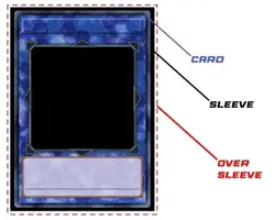 Yugioh Mana Moon Amanda Lapalme Magician Border Over Sleeves Sealed x70 - Image 3