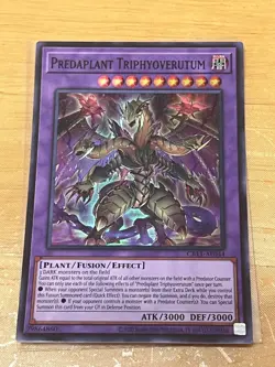 Yugioh Asian English CR11-AE044 Predaplant Triphyoverutum Super rare NM - Image 1