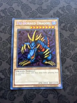 Yugioh! Tri-Horned Dragon - LOB-EN000 - Secret Rare - Unlimited 25th Anniversary - Image 1