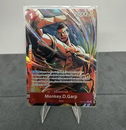 Namco One Piece Monkey D. Garp OP13-016 Carrying On His Will R Alt Art Foil EN - Image 1