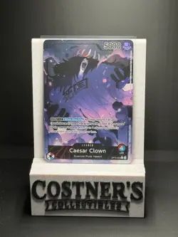 Caesar Clown OP10-002 Alt Art Leader One Piece Royal Blood English - Image 1