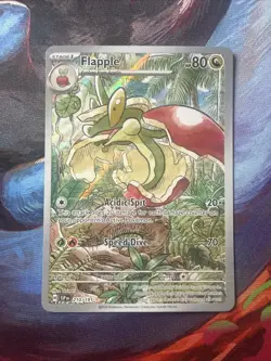 Flapple 210/191 Illustration Rare Surging Sparks Pokemon Pack Fresh Near Mint NM - Image 1