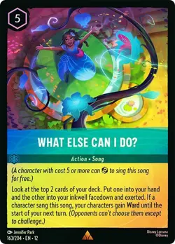 Cold Foil WHAT ELSE CAN I DOU 1x Rare Disney Lorcana NM - Image 1