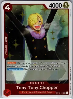 Tony Tony Chopper OP10-011 - Foil - Royal Blood - One Piece Card Game - NM - Image 1