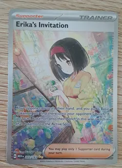 Erika's Invitation 203/165 Near Mint | Scarlet & Violet 151 | Pokemon Card - Image 1