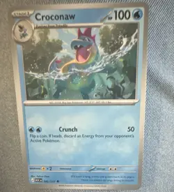 Pokemon TCG Croconaw 042/217 Astral Radiance Regular English Stage 1 100 HP - Image 1