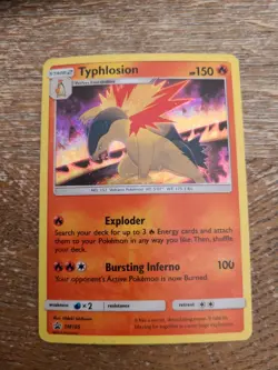 Pokemon TCG Typhlosion Holo SM185 Sun & Moon Promo - Image 1