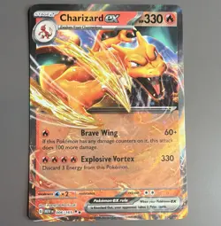 Pokemon TCG Charizard ex 006/165 SV Scarlet & Violet 151 Double Rare Holo - Image 1