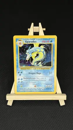 Pokemon TCG Gyarados Base Set Holo Rare 6/102 vintage - Image 1