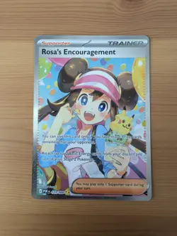 Rosa’s Encouragement 123/088 Perfect Order Special Illustration Rare Pokemon TCG - Image 1