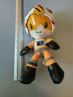 Star Wars Luke Skywalker Mattel Plush Stuffed Soft Toy Doll X-Wing Flight Suit - Image 2