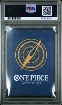 2022 ONE PIECE JAPANESE OP01-ROMANCE DAWN MANGA ALTERNATE ART #120 SHANKS PSA 10 - Image 2