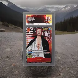 One Piece TCG Shanks OP01-120 SEC Manga Alt Art Parallel Ace 10 - Image 1