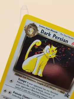 Dark Persian Pokemon Black Star Promo Holo #17 Pokemon Card WOTC 1999 SWIRL - Image 2