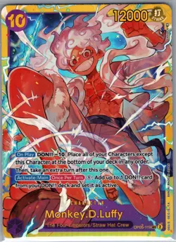 Monkey D Luffy OP05-119 SEC - One Piece Card Game - NM - Image 1