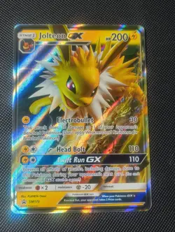 Pokemon TCG Jolteon GX SM173 Sun Moon Black Star Promo Holo Card English - Image 1